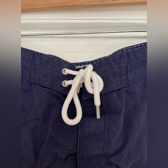 Brooks Brother Navy Blue White Red Gingham Nautical Classic Swim Trunks Shorts - Picture 5 of 13